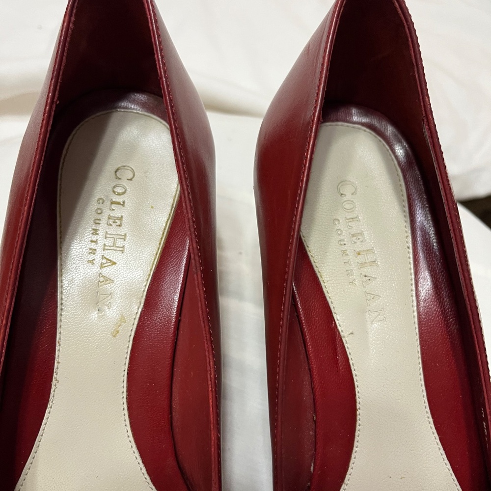 Cole Haan Country Pointy Leather Pump - Picture 3 of 6